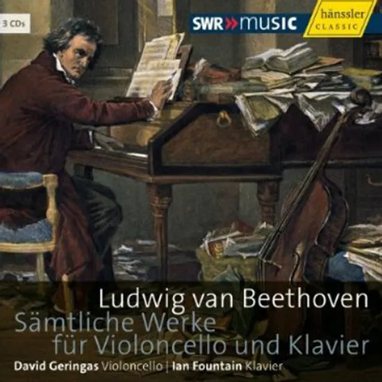 COMPLETE WORKS FOR CELLO AND PIANO/ DAVID GERINGAS, IAN FOUNTAIN