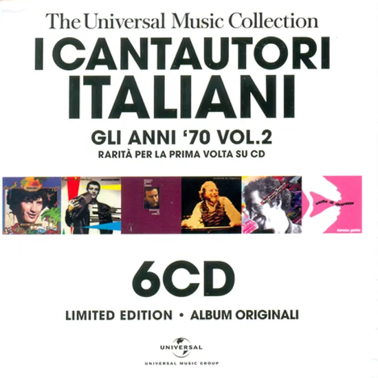 I CANTAUTORI ITALIANI: GLI ANNI 70 VOL.2 [LIMITED EDITION: ALBUM ORIGINALI]