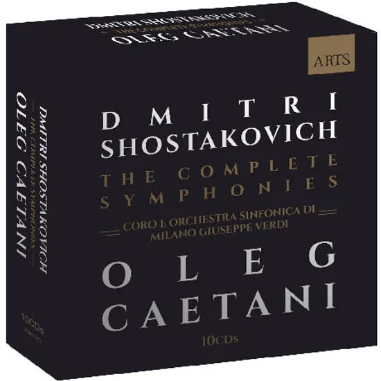 THE COMPLETE SYMPHONIES/ OLEG CAETANI [쇼스타코비치: 교향곡 전집 - 올레그 카에타니]