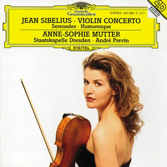 VIOLIN CONCERTOS, SERENADES, HUMORESQUE/ ANNE-SOPHIE MUTTER, ANDRE PREVIN [시벨리우스: 바이올린 협주곡, 세레나데, 유모레스크 - 무터, 프레빈]