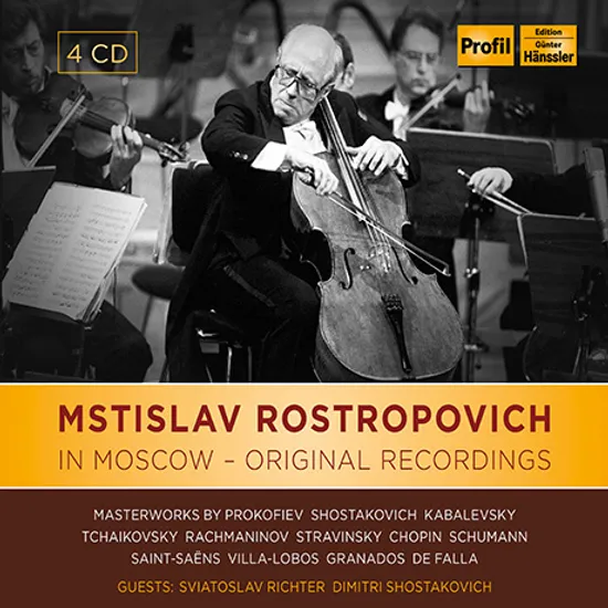 IN MOSCOW: ORIGINAL RECORDINGS [쇼스타코비치, 슈만, 생상스 외: 모스크바 레코딩 - 로스트로포비치]