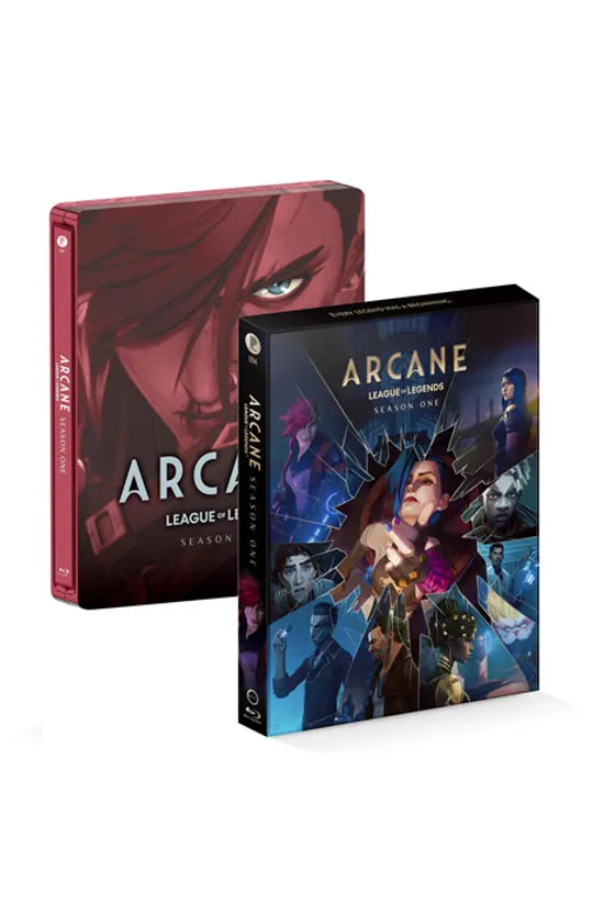 아케인 시즌 1 [렌티큘러 스틸북 풀슬립 한정판] [ARCANE: LEAGUE OF LEGENDS]