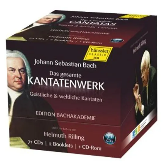 THE COMPLETE CANTATAS/ HELMUTH RILLING [71CD+책자2권+1CD-ROM] [바흐: 칸타타 전집 - 헬무트 릴링]