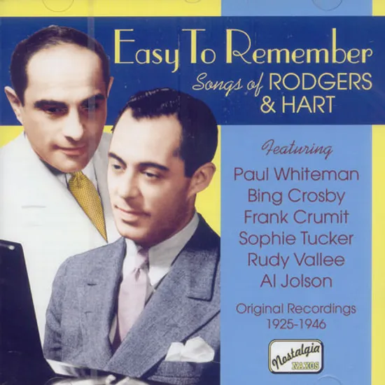 EASY TO REMEMBER RODGERS & HART