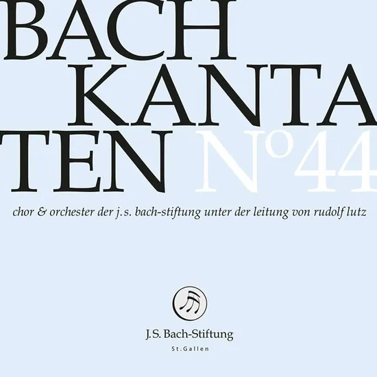 KANTATEN NO.44/ RUDOLF LUTZ [바흐: 칸타타 44집(BWV.14 & BWV.72 & BWV.144) - 루돌프 루츠]