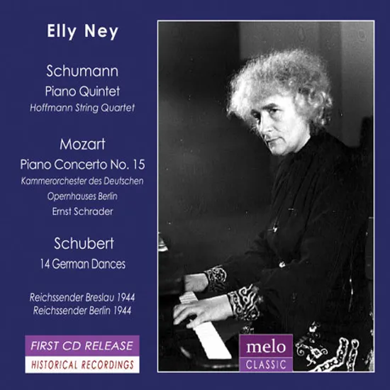 SCHUMANN, MOZART, SCHUMBERT: PIANO QUINTET & CONCERTOS [엘리 나이: 1944 독일 방송 레코딩]