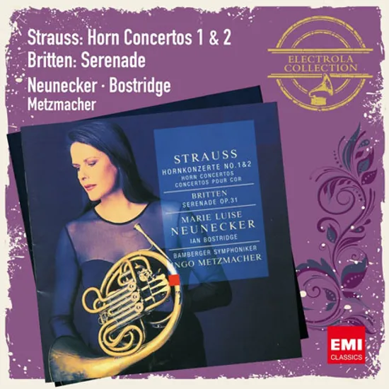 HORN CONCERTOS 1 & 2/ MARIE LUISE NEUNECKER, INGO METZMACHER [ELECTROLA COLLECTION]
