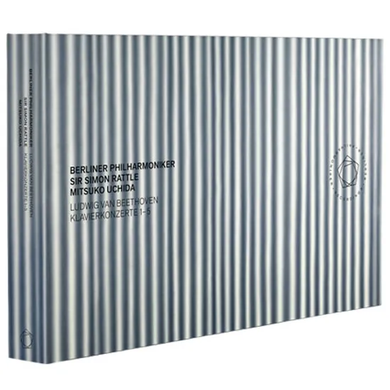 PIANO CONCERTO 1-5/ MITSUKO UCHIDA, SIMON RATTLE [3CD+2BD] [베토벤: 피아노 협주곡 - 우치다, 래틀]