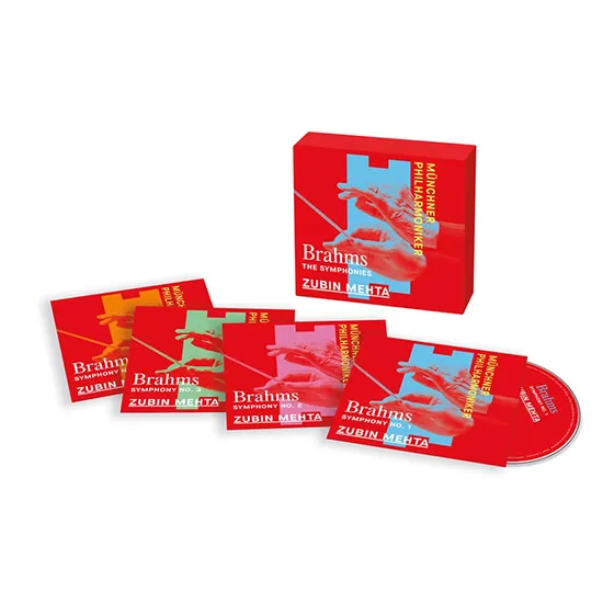THE SYMPHONIES/ ZUBIN MEHTA, MUNCHNER PHILHARMONIKER [브람스: 교향곡 전집 -  주빈 메타, 뮌헨 필하모닉 오케스트라]