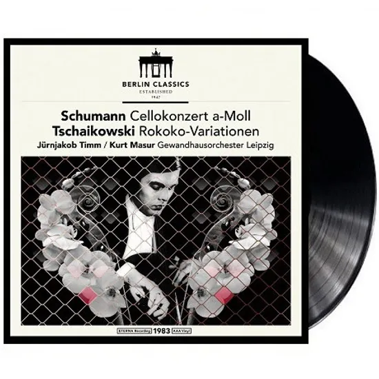 CELLO CONCERTO, ROCOCO-VARIATIONS/ JURNJAKOB TIMM, KURT MASUR [LP] [슈만: 첼로 협주곡 & 차이코프스키: 로코코 변주곡 - 쿠르트 마주어]
