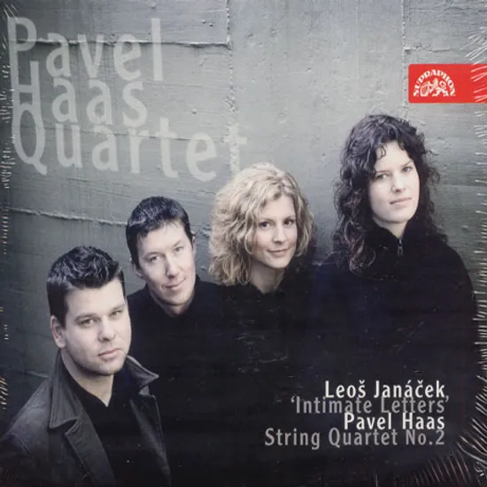 INTIMATE LETTERS/ STRING QUARTET NO.2/ PAVEL HAAS QUARTET