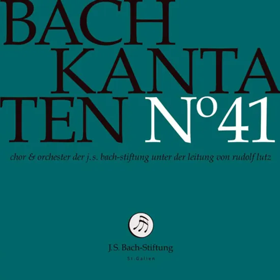 KANTATEN NO.41/ RUDOLF LUTZ [바흐: 칸타타 41집 BWV 27, 122, 165 - 루돌프 루츠]