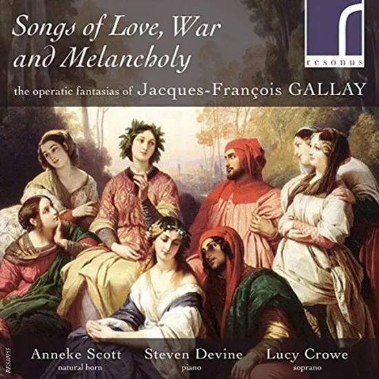 SONGS OF LOVE, WAR AND MELANCHOLY/ ANNEKE SCOTT, STEVEN DEVINE, LUCY CROWE [갈레이: <사랑의 묘약> 환상곡, 노르마 주제에 의한 화려한 환상곡]