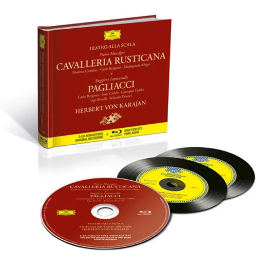 CAVALLERIA RUSTICANA & PAGLIACCI/ HERBERT VON KARAJAN [2CD+BDA] [마스카니: 카발레리아 루스티카나 & 레온카발로: 팔리아치 - 카라얀]