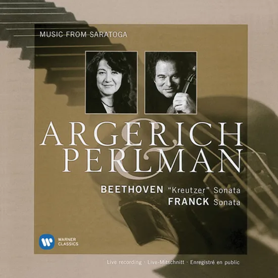 BEETHOVEN: KREUTZER SONATA & FRANCK: VIOLIN SONATA/ MARTHA ARGERICH [펄만 57집 - 베토벤: 크로이처 소나타 & 프랑크: 바이올린 소나타]