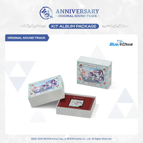 블루 아카이브 4.5주년 기념 [BLUE ARCHIVE] [KIT ALBUM PACKAGE VER]