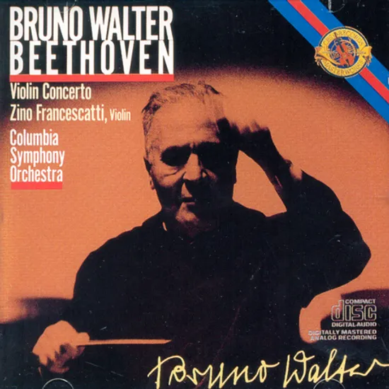 VIOLIN CONCERTO/ ZINO FRANCESCATTI, BRUNO WALTER