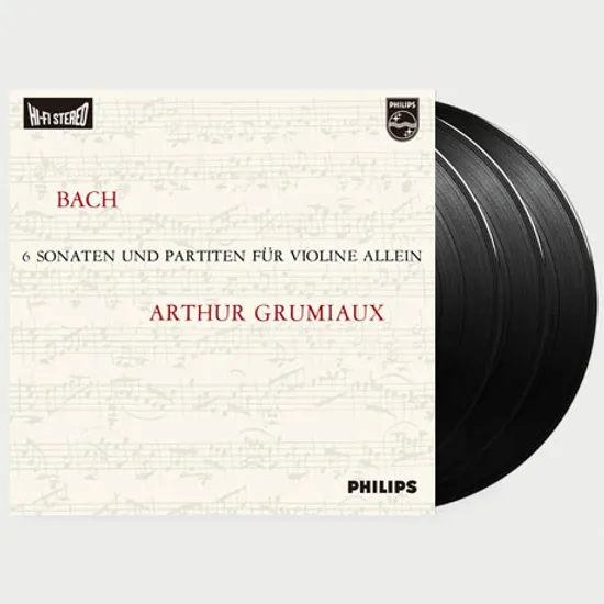 SONATAS AND PARTITAS FOR SOLO VIOLIN/ ARTHUR GRUMIAUX [아르투르 그뤼미오: 바흐 무반주 소나타와 파르티타 전집] [180G LP]