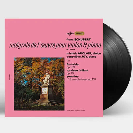 SCHUBERT: INTEGRALE DE L`AEUVRE POUR VIOLON & PIANO VOL.1 [미셸 오클레르: 슈베르트 바이올린과 피아노을 위한 작품 1집] [180G LP]