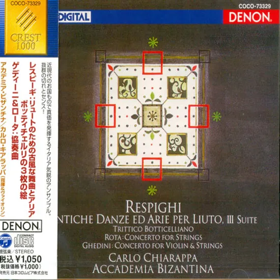 ANTICHE DANZE ED ARIE PER LIUTO, 3 SUITE/ CARLO CHIARAPPA