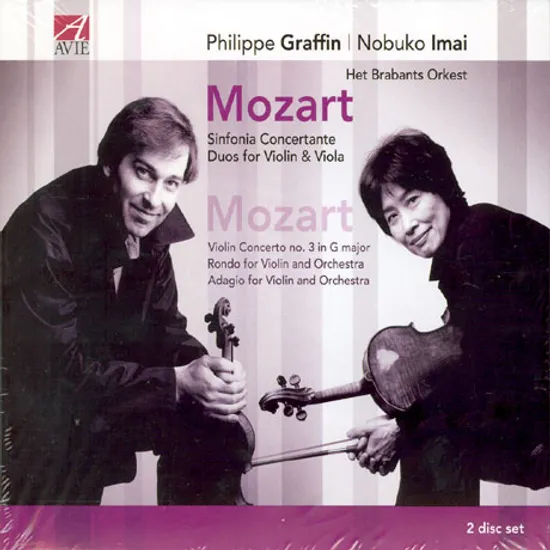 VIOLIN CONCERTO NO.3 IN G MAJOR K216 ETC/ PHILIPPE GRAFFIN