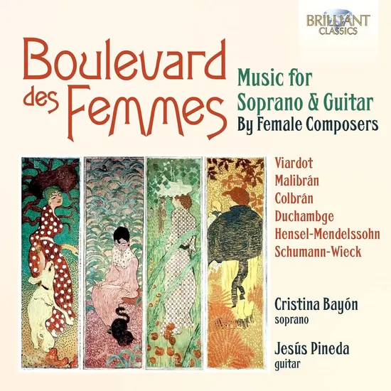 MUSIC FOR SOPRANO & GUITAR BY FEMALE COMPOSERS/ CRISTINA BAYON, JESUS PINEDA [소프라노와 기타를 위한 음악]