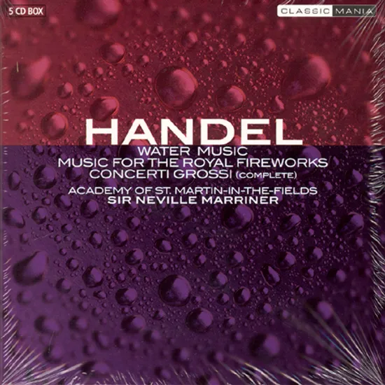 WATER MUSIC ETC/ NEVILLE MARRINER