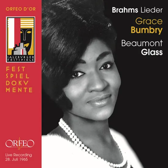 LIEDER/ GRACE BUMBRY [브람스: 1965년 잘츠부르크 페스티벌 가곡의 밤 실황 - 그레이스 범브리]