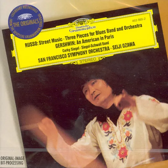 STREET MUSIC/ PIECES FOR BLUES BAND AND ORCEHSTRA/ GERSHWIN/ OZAWA (THE ORIGINALS)