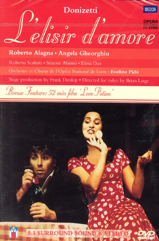 L`ELISIR D`AMORE/ ANGELA GHEORGHIU, ROBERTO ALAGNA