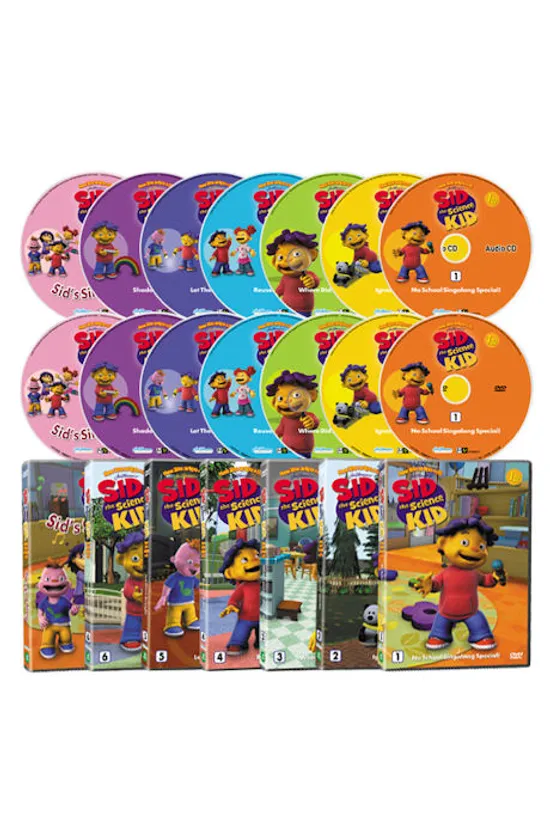 뉴 꼬마 과학자 시드 1집 14종세트 [7DVD+7CD] [SID THE SCIENCE KID]