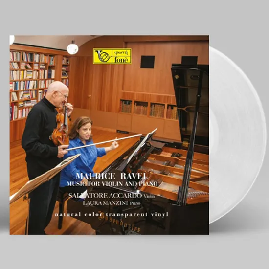 MUSIC FOR VIOLIN AND PIANO/ SALVATORE ACCARDO, LAURA MANZINI [라벨: 바이올린과 피아노를 위한 작품집 - 살바토레 아카르도] [180G TRANSPARENT LP]