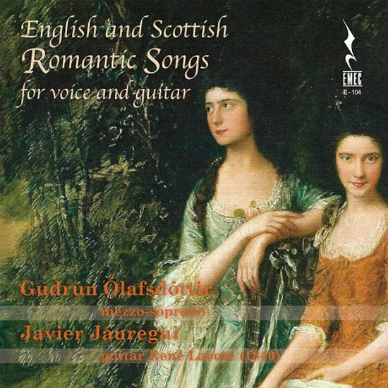 ENGLISH AND SCOTTISH ROMANTIC SONGS FOR VOICE AND GUITAR/ GUDRUN OLAFSDOTTIR, JAVIER JAUREGUI [영국과 스코틀랜드의 낭만적 노래 - 구드런 올라스도티르]