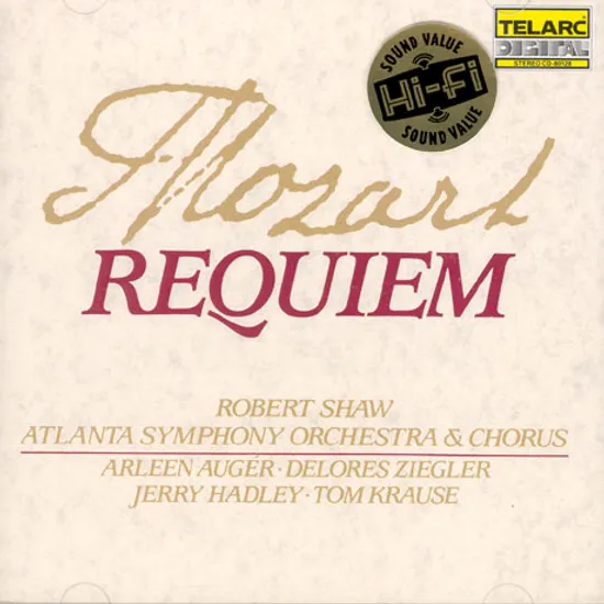 REQUIEM K.626/ ROBERT SHAW/ ATLANTA SYMPHONY ORCHESTRA & CHORUS [레퀴엠 K.626]