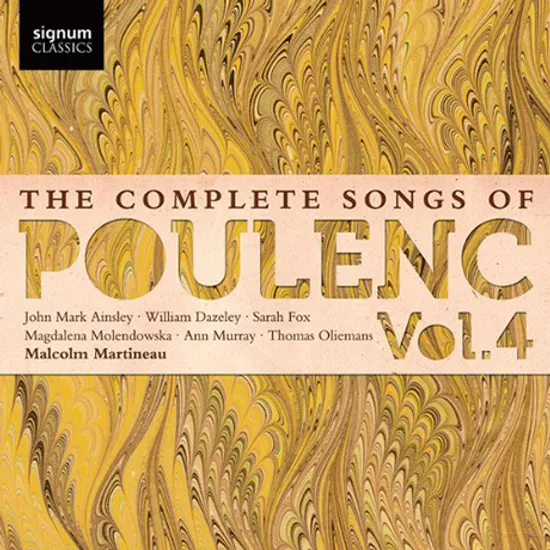 THE COMPLETE SONGS OF POULENC VOL.4/ MALCOLM MARTINEAU [풀랑크: 가곡 전집 4집]