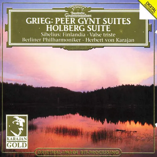 PEER GYNT, HOBERG SUITES & FINLANDIA, VALSE TRISTE/ HERBERT VON KARAJAN [KARAJAN GOLD] [그리그: 페르 귄트, 홀베르그 모음곡 & 시벨리우스: 핀란디아 - 카라얀]