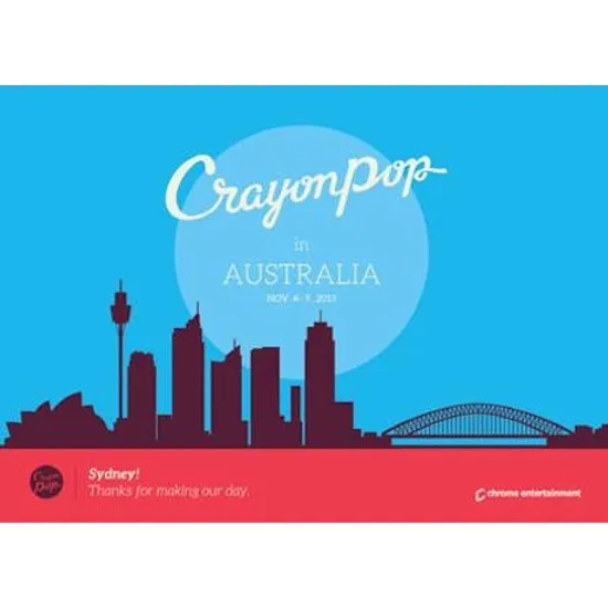 CRAYON POP IN AUSTRALIA [POP카드 3종(랜덤)+캘린더] [프리미엄반]