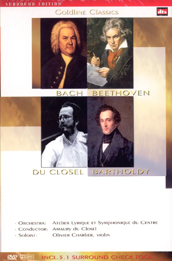 바흐,베토벤,멘델스존 교향곡 외 [BACH,BEETHOVEN,CLOSEL,MENDELSSOHN SYMPHONY NO.4 ETC/ AMAURY DU CLOSEL]