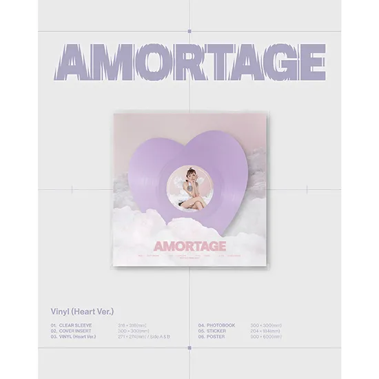 MINI ALBUM [AMORTAGE] VINYL [HEART VER]