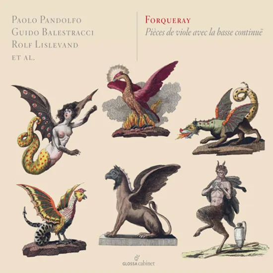 PIECES DE VIOLE AVEC LA BASSE CONTINUE/ PAOLO PANDOLFO [GLOSSA CABINET] [포르크레: 비올 작품집]