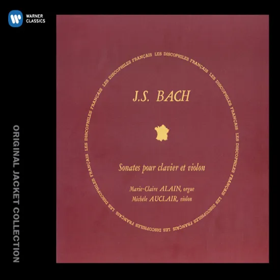 SONATAS POUR CLAVIER ET VIOLON/ MARIE-CLAIRE ALAIN, MICHELE AUCLAIR [워너 오리지널 자켓 컬렉션] [미셸 오클레르: 바흐 - 건반과 바이올린을 위한 소나타]