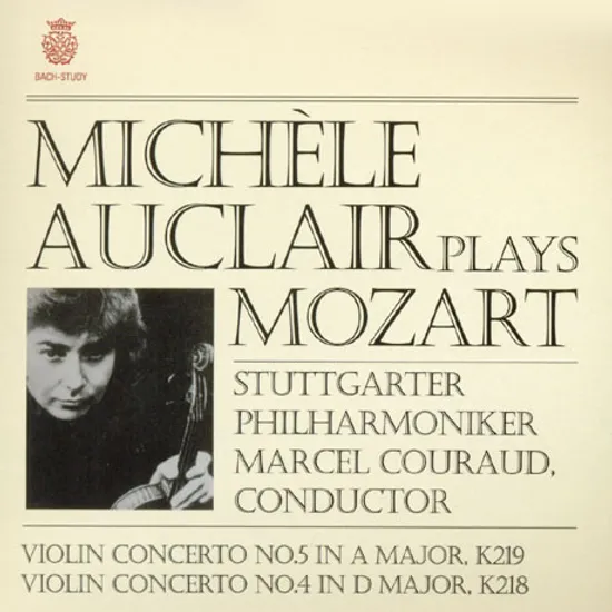 VIOLIN CONCERTO/ MICHELE AUCLAIR, MARCEL COURAUD