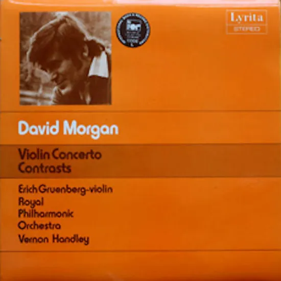 VIOLIN CONCERTO/ ERICH GRUENBERG, VERNON HANDLEY [LP]