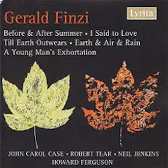 BEFORE & AFTER SUMMER, TILL EARTH OUTWEARS, I SAID TO LOVE/ JOHN CAROL CASE, ROBERT TEAR [LP]