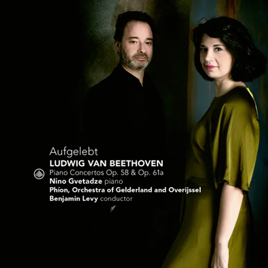 AUFGELEBT: PIANO CONCERTOS OP.58 & OP.61/ NINO GVETADZE, BENJAMIN LEVY [베토벤: 피아노 협주곡, 바이올린 협주곡 편곡 - 니노 그베타제]