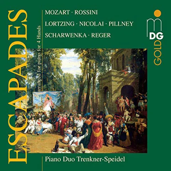 ESCAPADES/ PIANO DUO TRENKNER-SPEIDEL [트렌크너-슈파이델 피아노 듀오: 에스카파데스 - 로시니, 로르칭, 니콜라이 외]