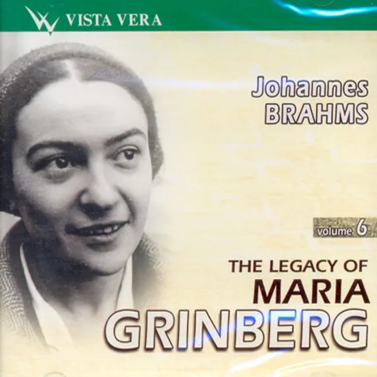 THE LEGACY OF MARIA GRINBERG 6: BRAHMS [마리아 그린베르그의 유산 6]