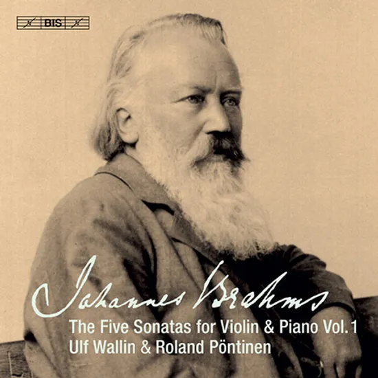 FIVE SONATAS FOR VIOLIN & PIANO VOL.1/ ULF WALLIN, ROLAND PONTINEN [SACD HYBRID] [브람스: 바이올린과 피아노를 위한 5개의 소나타 1집 - 울프 발린]