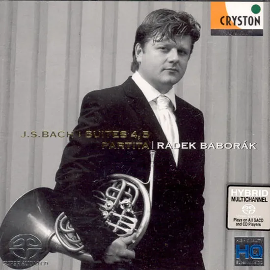 SUITES 4,5 & PARTITA/ RADEK BABORAK [HQ SACD HYBRID] [호른으로 연주하는 바흐의 무반주첼로 2]