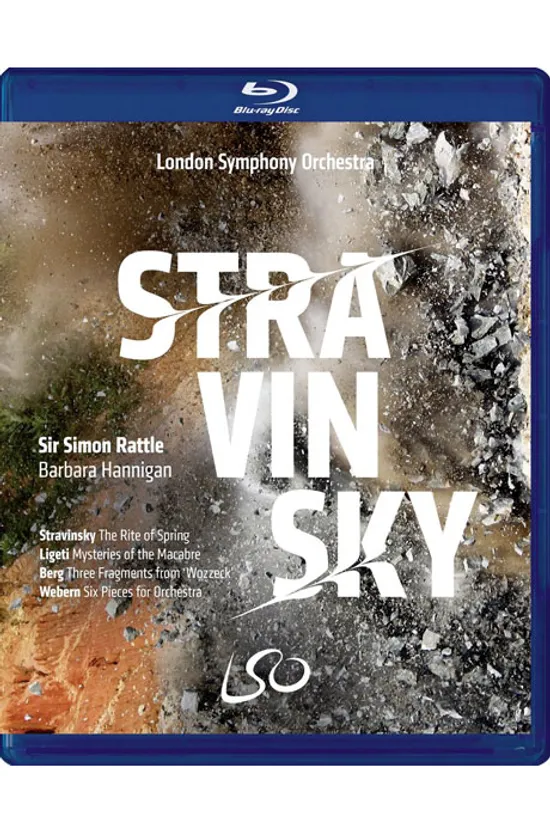 STRAVINSKY THE RITE OF SPRING & LIGETI, BERG, WEBERN/ SIMONE RATTLE [BD+DVD] [스트라빈스키: 봄의 제전 외 - 사이먼 래틀]